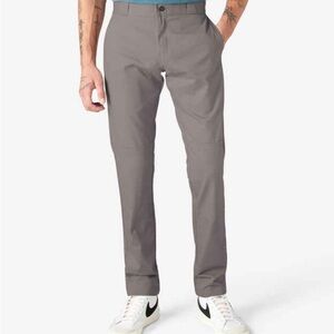 Dickies Gray Flex Skinny Fit Double Knee Work Pants